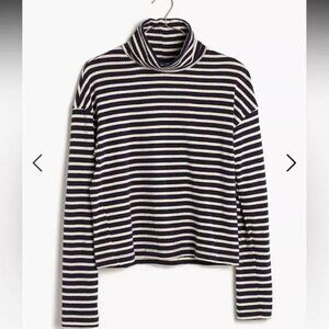 Madewell X Rivet + Thread Striped Turtle Neck